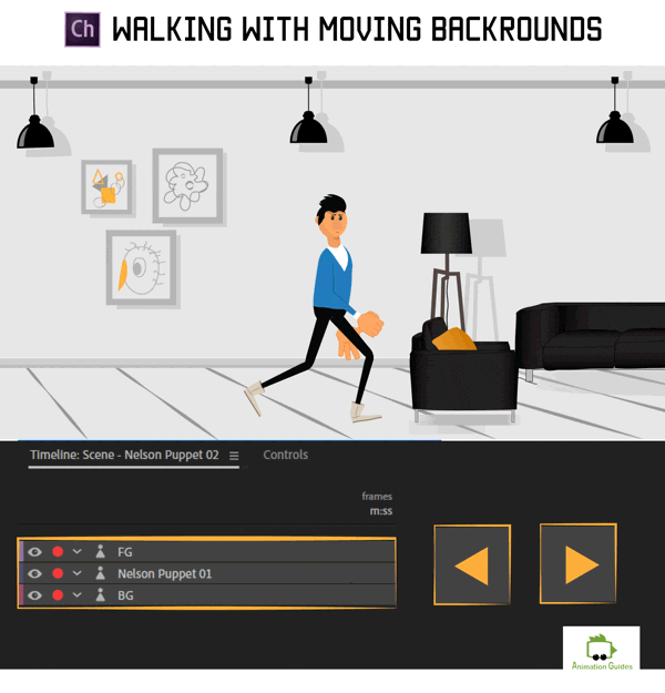 moving the background instead of the character