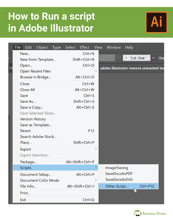 how to run any script in adobe illustrator