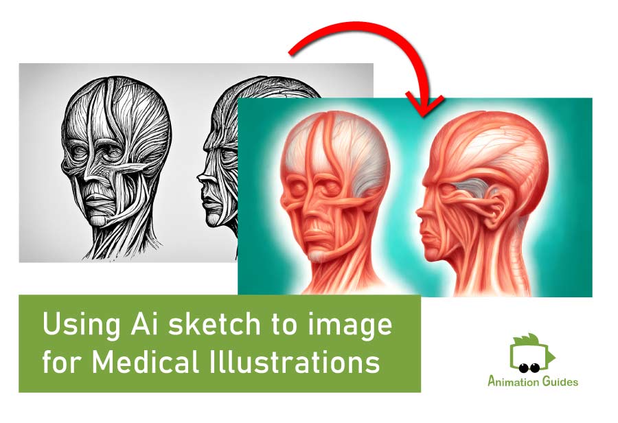 medical illustration using sketch to image ai