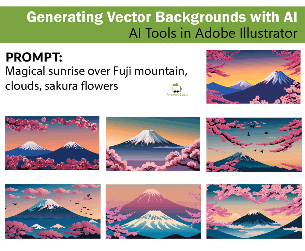 ai generating nature scenes in adobe illustrator