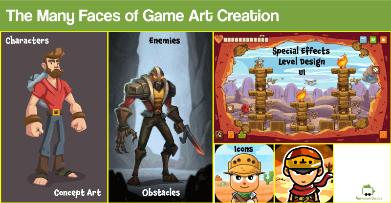 the many faces of game art creation