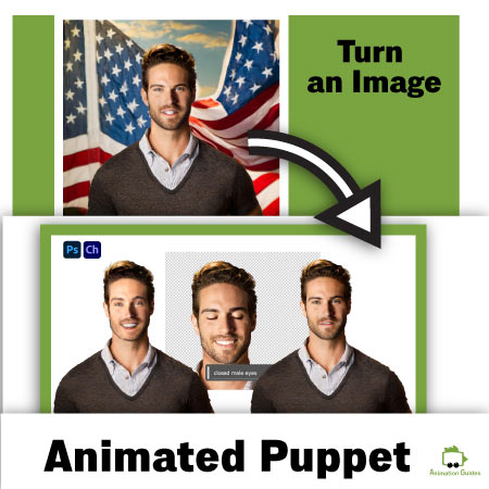 turn an image into animated puppet in photoshop and adobe ch