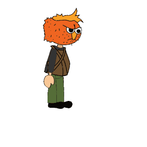 bird head armor outfit fall custom animation with loop animator