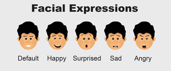 Albert adobe character animator puppet facial expressions