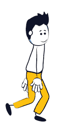 ethan puppet walks in place