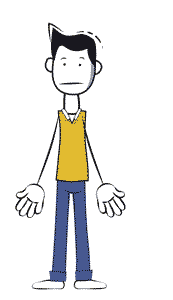 reuben puppet yellow shirt piece gesture