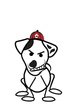 dog puppet firefighter animation