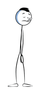 stick figure puppet generic look sick replay