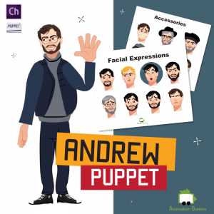 Andrew Male Puppet for Adobe Character Animator