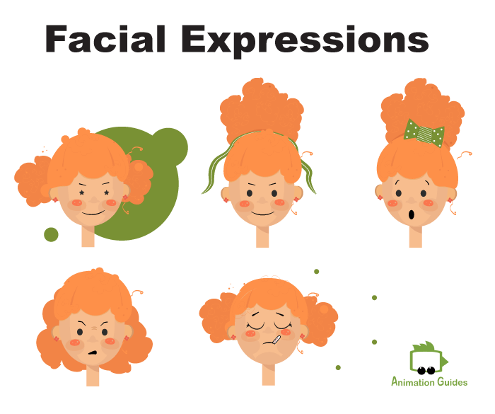 Emma girl child puppet facial expressions