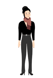 charlotte female puppet without jacket scarf athletic replay adobe ch