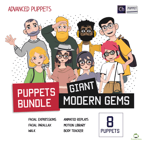 download giant modern gem puppet bundle adobe ch