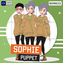 download sophie advanced female puppet for adobe character animator